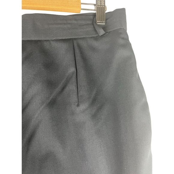 Vintage Classiques Entier 100% Wool Black Pants, Women's Size 16 - Picture 5 of 11